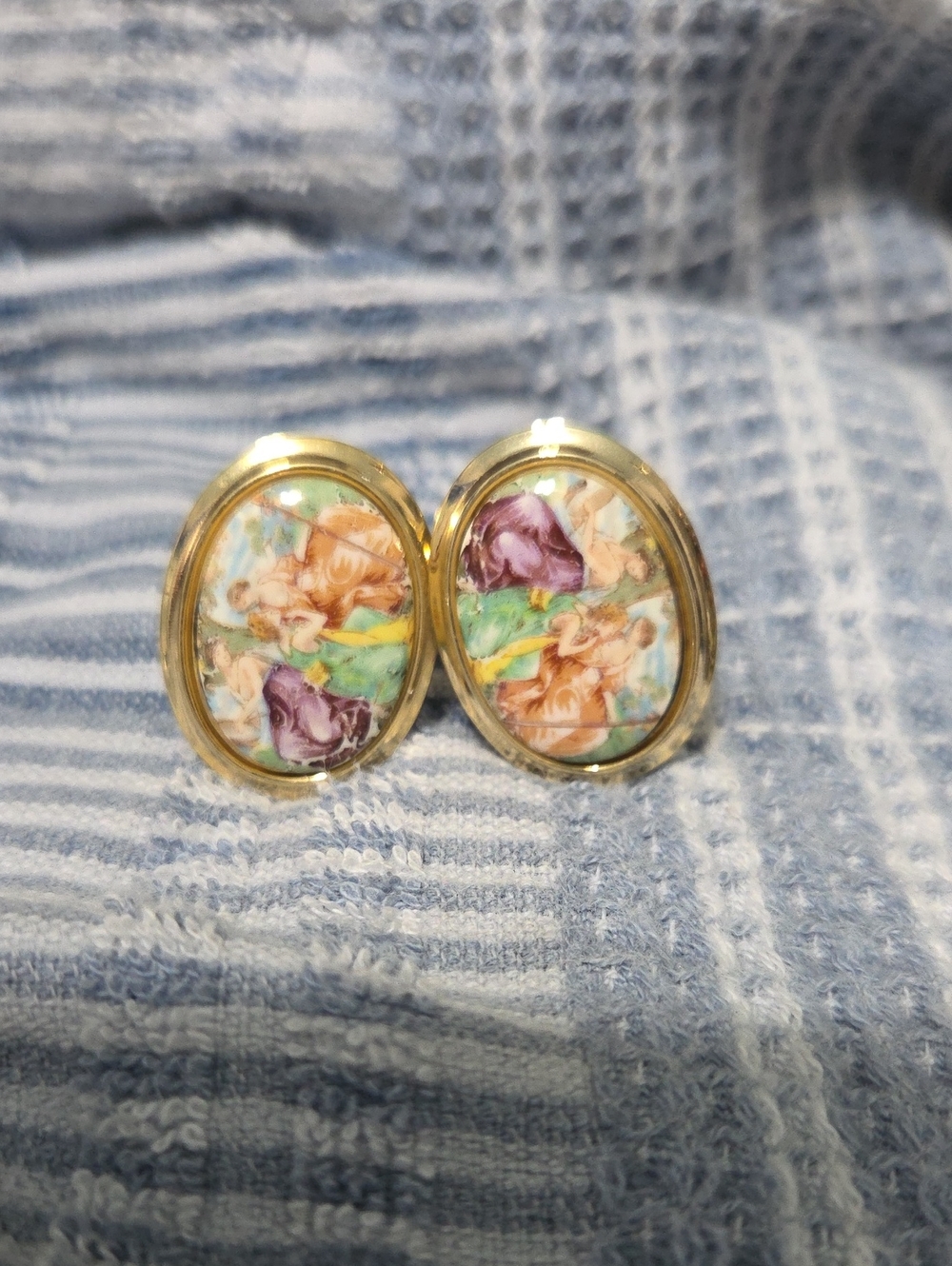 Enamel Cuff Links